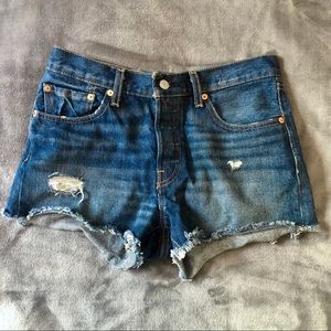 Levi’s 501 Button Front Cutoff Shorts